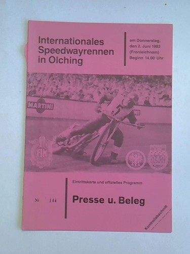 Internationales speedwayrennen - internationales,