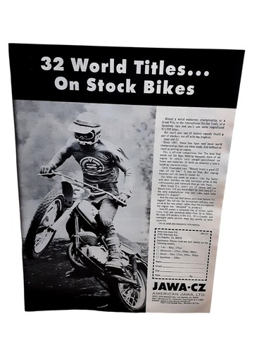 1972 jawa world titles - 1972, cz