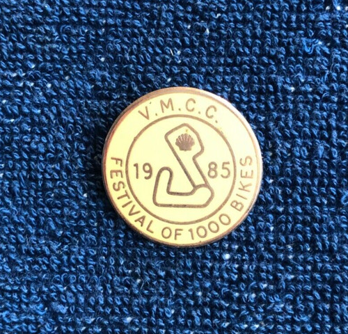 Motor cycle racing badge